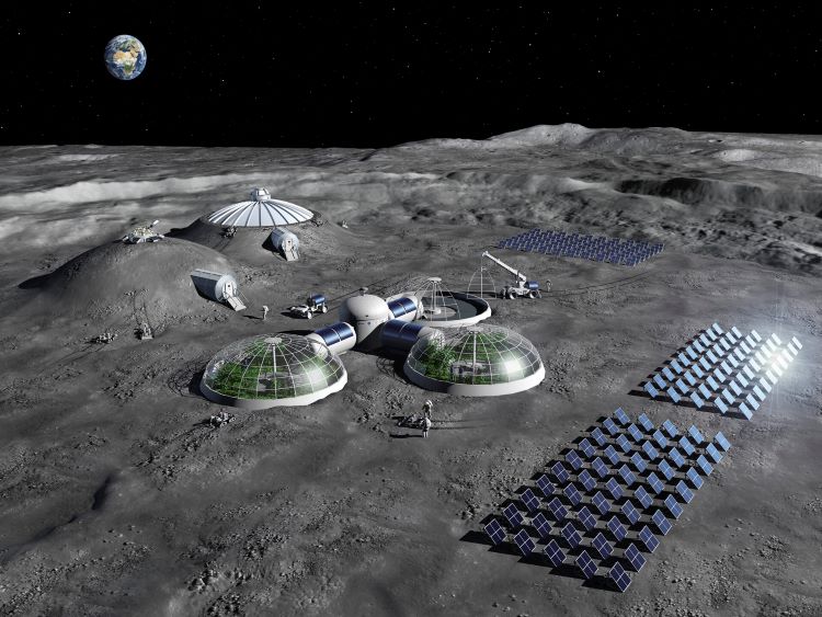 How Much Water Would a Self-Sustaining Moonbase Need?