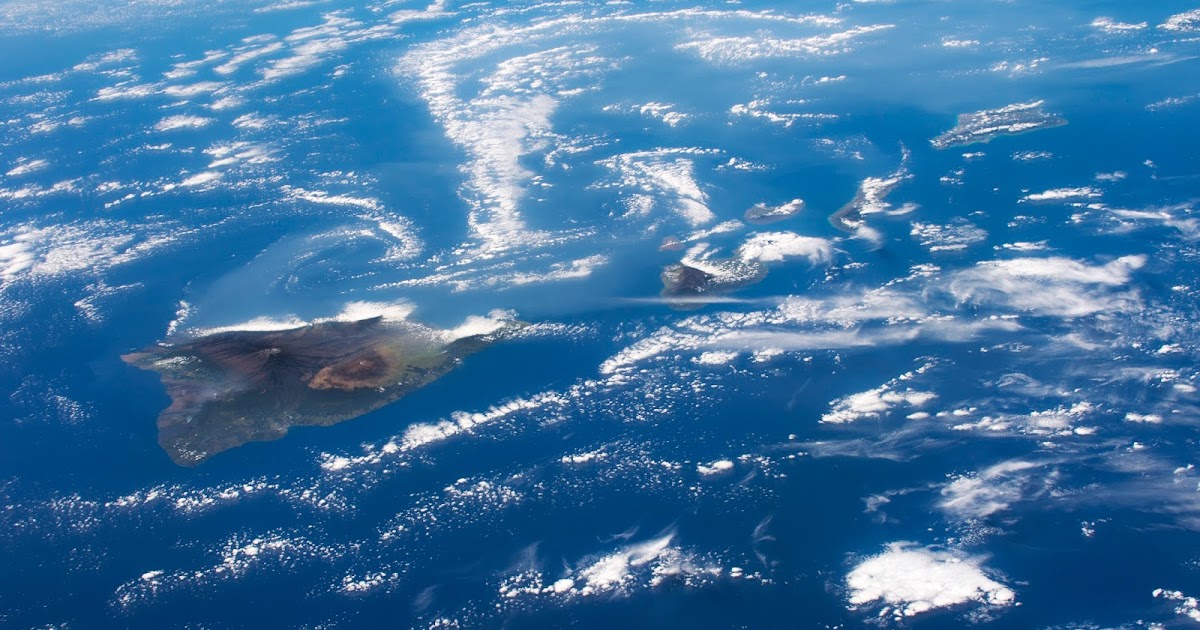 Hawaii seen from the International Space Station