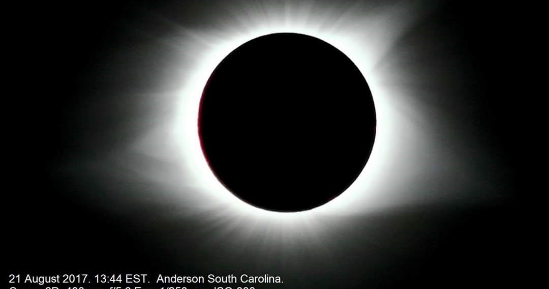 Eclipse photos shot at Anderson Jockey Lot on August 21, 2017