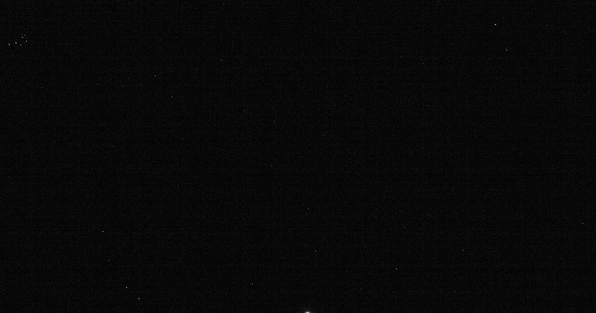 Earth and Moon seen by OSIRIS-REx spacecraft from 63 million kilometers away