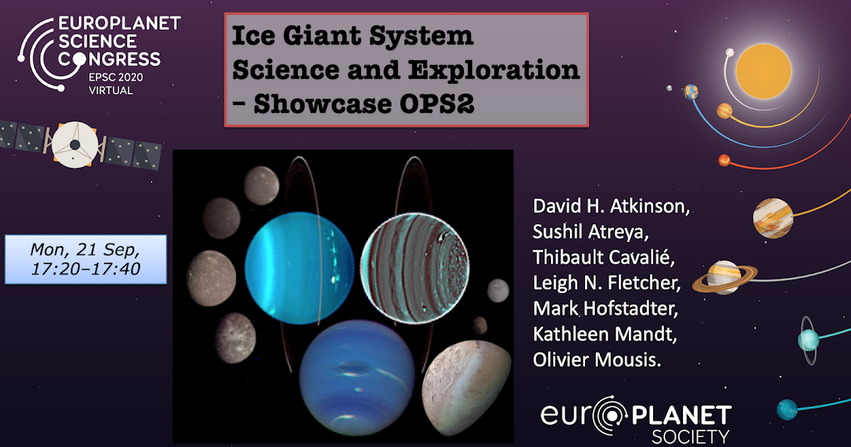 Ice Giant Science at EPSC 2020