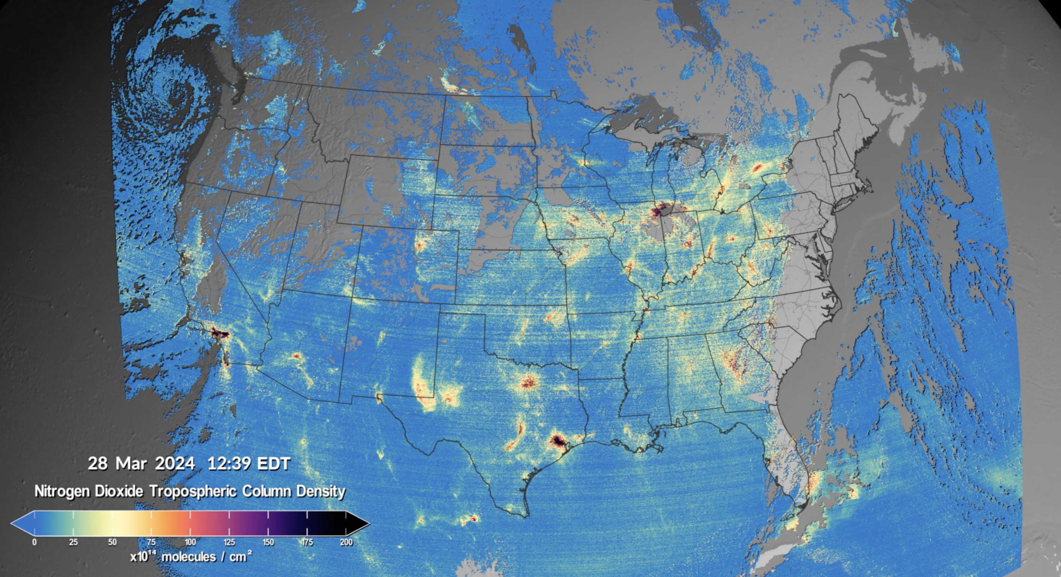 NASA Releases New High-Quality, Near Real-Time Air Quality Data