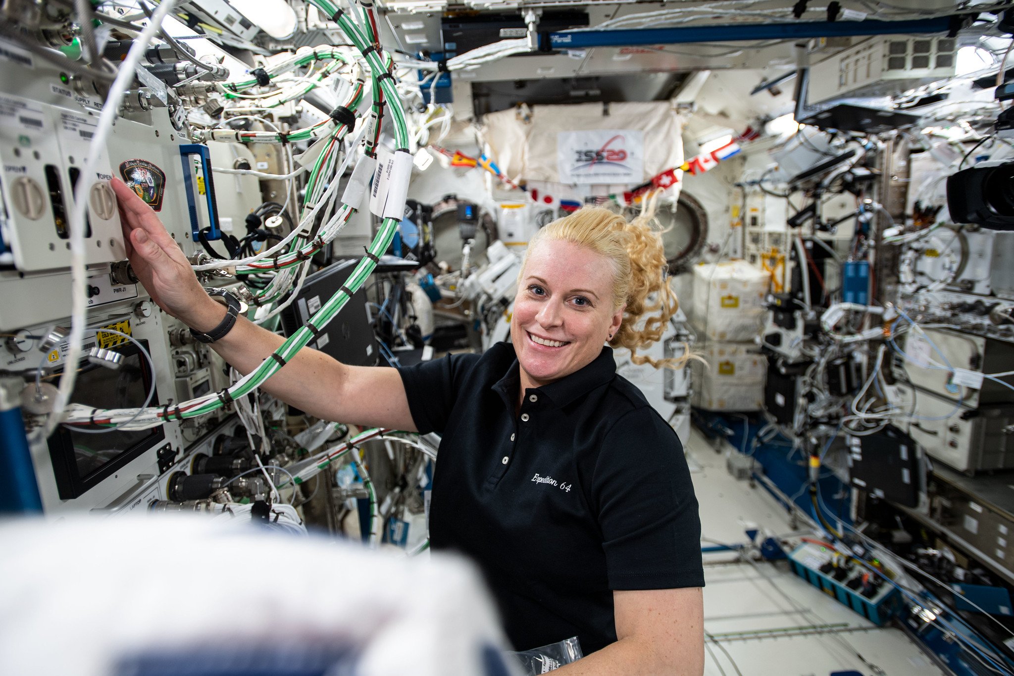 Kate Rubins aboard the ISS