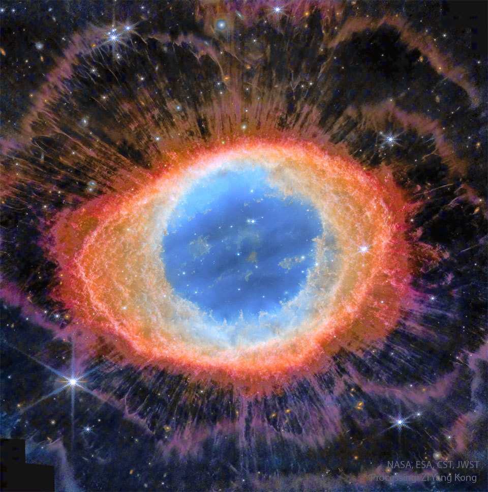 Fuck Yeah, Astrophysics! - apod: 2023 August 14 The Ring Nebula from Webb...