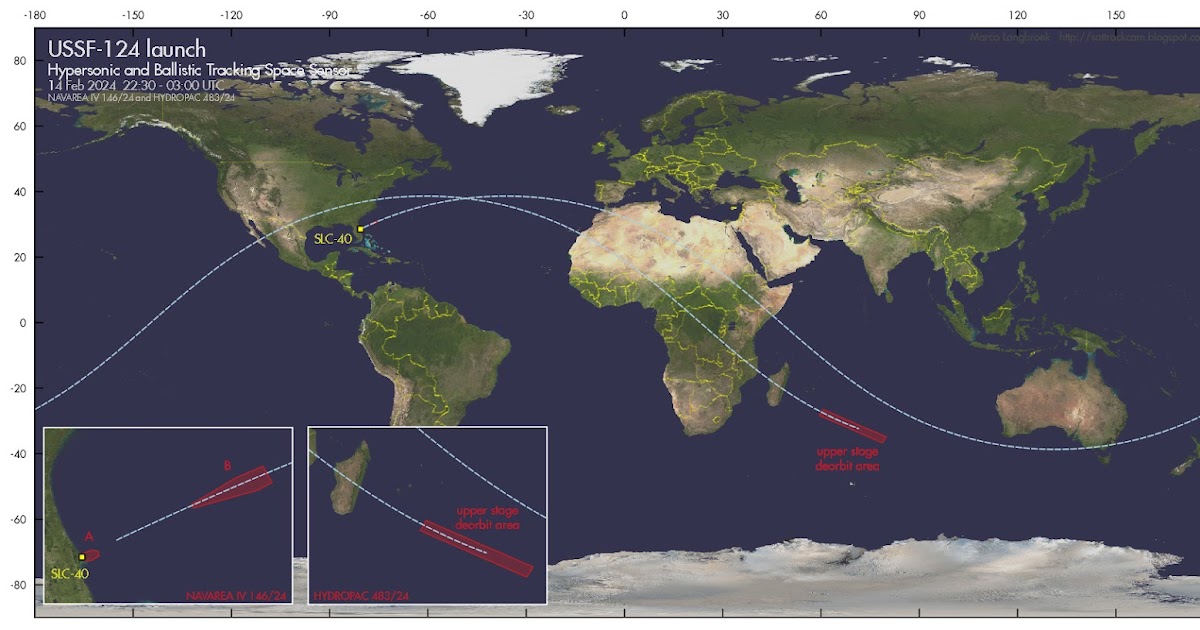 USSF-124, launching the Hypersonic and Ballistic Tracking Space Sensor