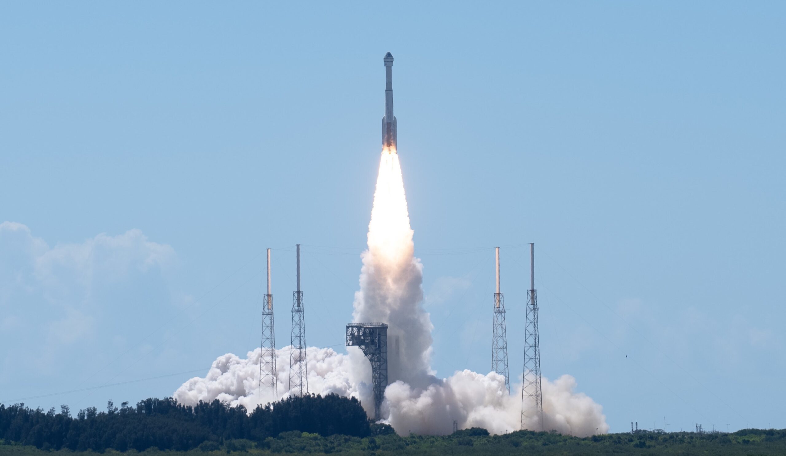 Starliner lifts off on crewed test flight