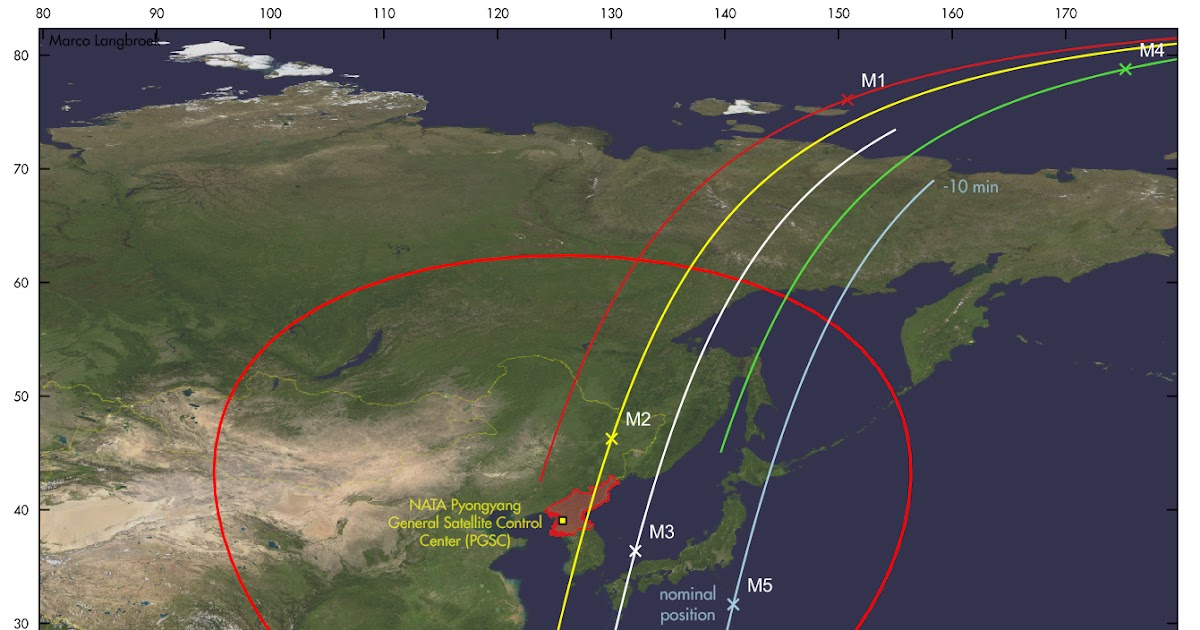 Manoeuver moments of the North Korean reconnaissance satellite Malligyong-1