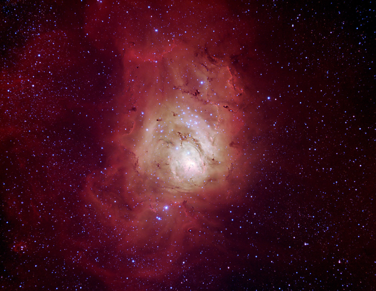 The Lagoon Nebula from Sydney