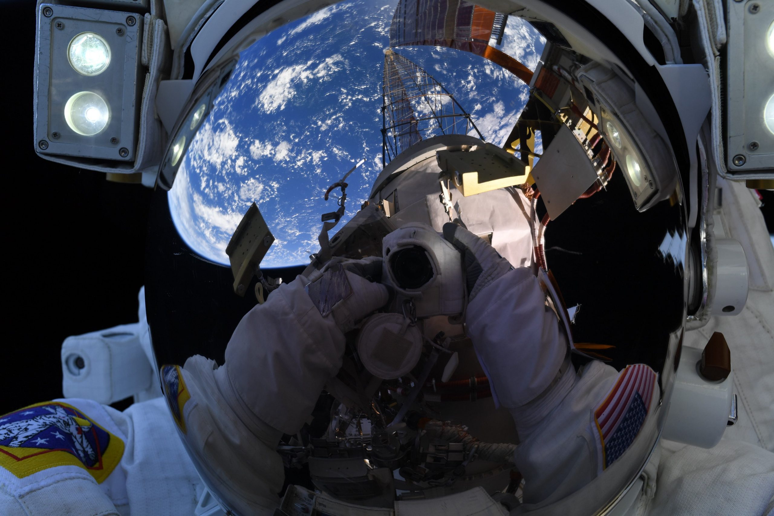 Astronaut Shares His View In Space