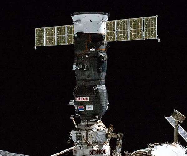 Roscosmos Progress 88 cargo spacecraft docked at the International Space Station